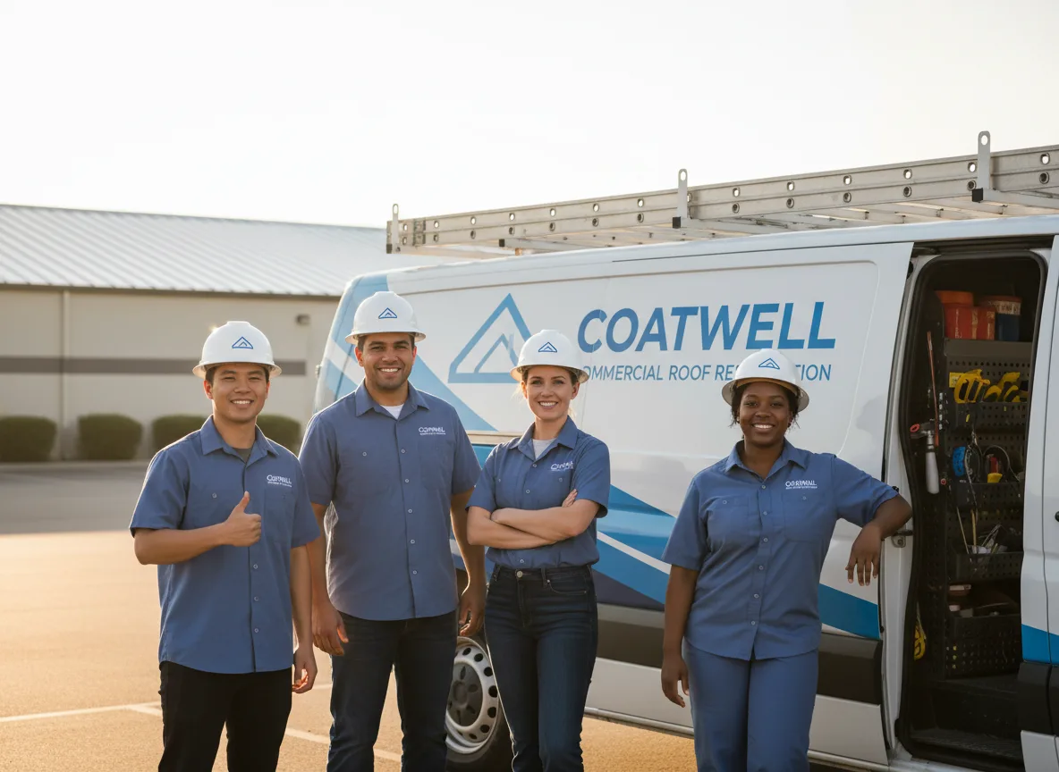 Commercial roof coating company in De Soto, IA